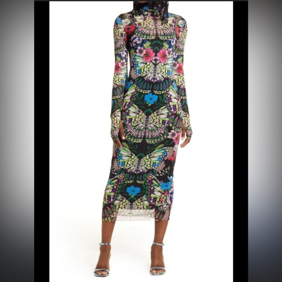 AFRM Shailene Butterfly Mesh Dress- RARE & STUNNING!! - Picture 2 of 9